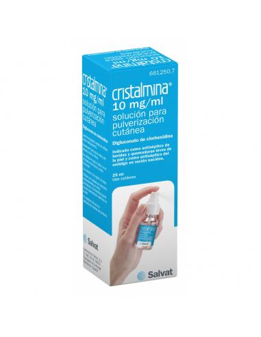 Cristalmina 10 Mg/ml Solucion Para Pulverizacion Cutanea 1 F - Comprar en  Farmacia Reina